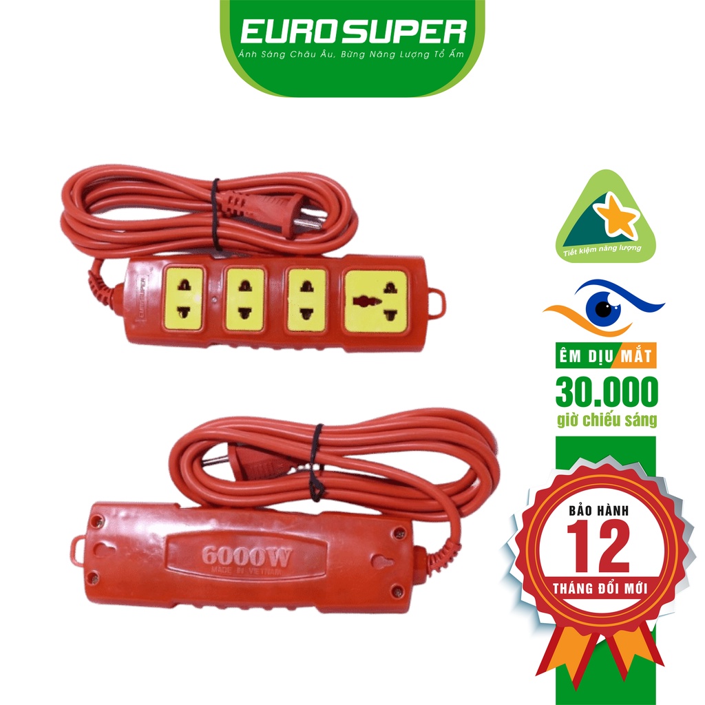 Ổ Cắm Điện Đa Năng EUROSUPER Chống Giật, Siêu Chịu Tải Nhiều Loại C19E/C20E /C21E