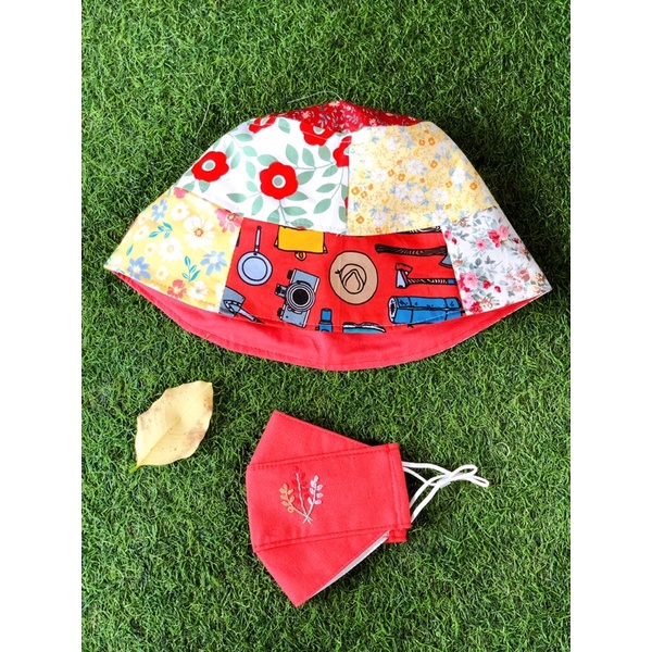Nón vải chắp