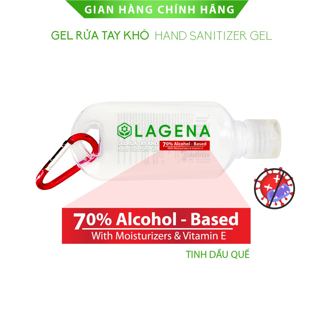 Gel Rửa Tay Khô Lagena Tinh dầu Quế 50 ml