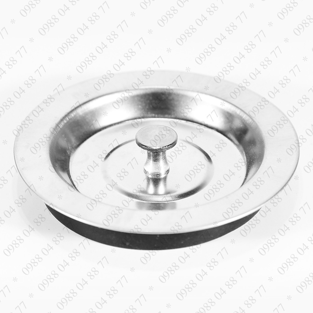 [Xả kho + free ship] Combo lọc rác lồng sâu và nắp đậy bồn rửa chén inox