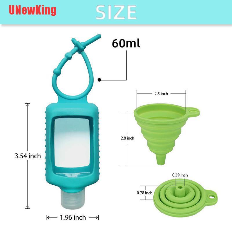 Bộ 10 Giá Đỡ Chai Gel Silicone 60ml Tiện Dụng Mang Theo Du Lịch | BigBuy360 - bigbuy360.vn