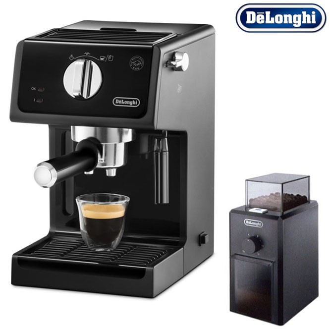 Combo Máy pha cà phê Delonghi ECP31.21 + Máy xay cà phê Delonghi KG79