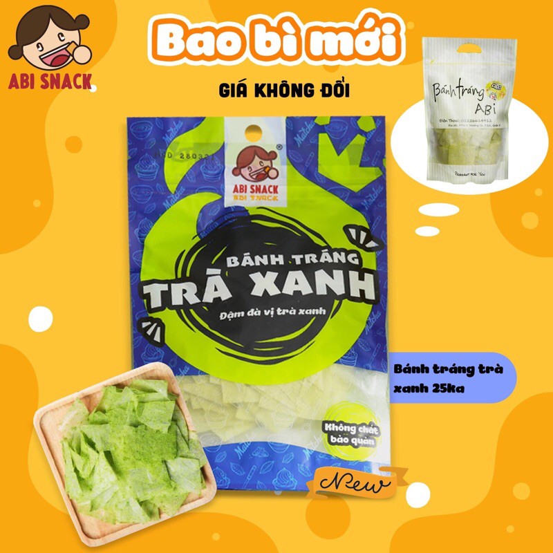 [SẴN SLL][FREE SHIP đơn 50k] BÁNH TRÁNG MÁTCHA (TRÀ XANH) ABI ĐƠN HÀNG 5 BỊCH BẤT KỲ TẶNG 1 MÓC KHOÁ CUTE