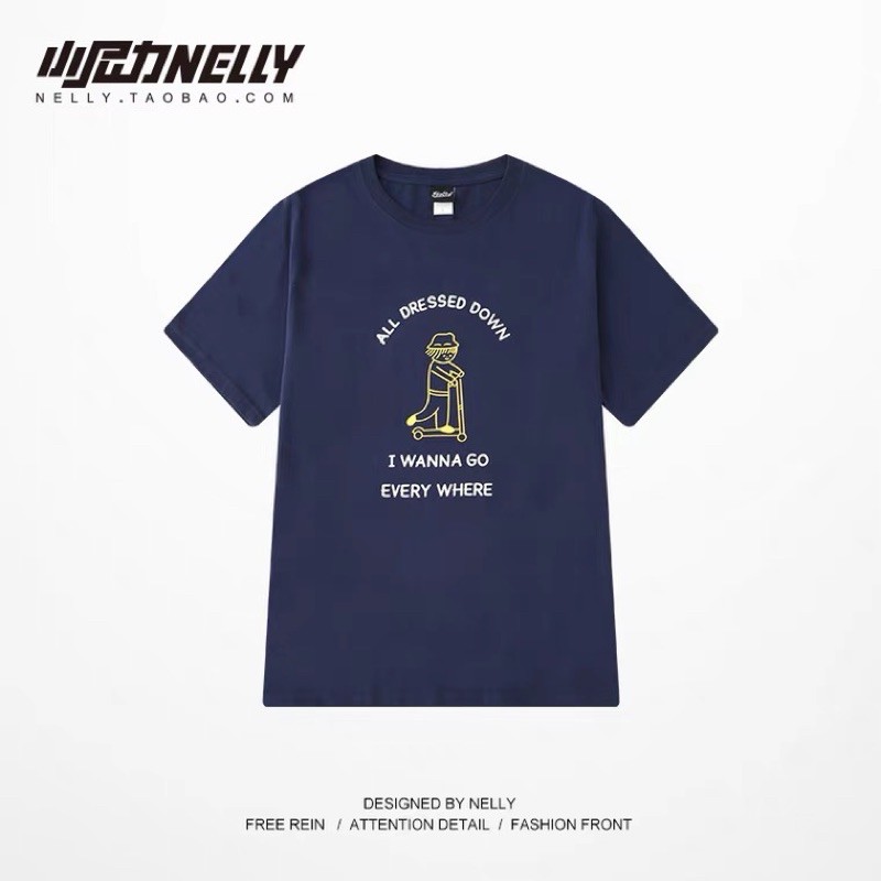 dáng unisex form rộng I WANNA GO EVERYWHERE