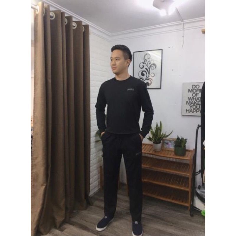 -Bộ nỉ nam cao cấp thêu SPORT quần ống suông