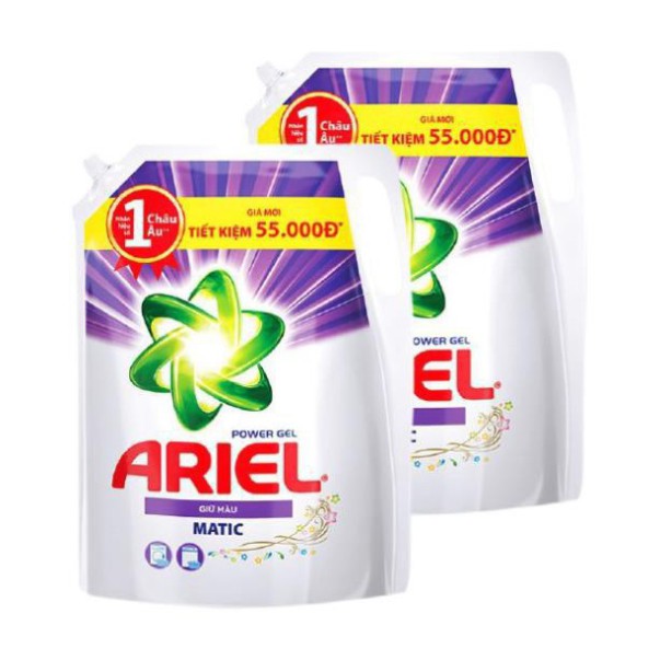 Nước giặt Ariel Matic [𝐅𝐑𝐄𝐄𝐒𝐇𝐈𝐏] túi 2.15kg