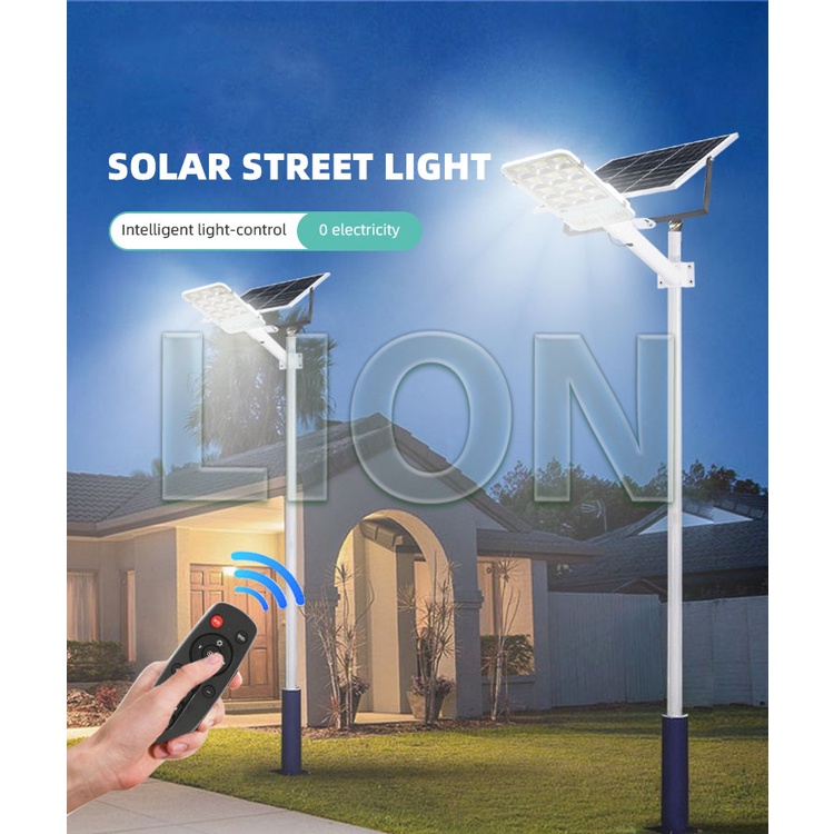 Đèn Đường Led Năng Lượng Mặt Trời 100W/200W/300W - Siêu sáng, Tuổi Thọ Lên Đến 10 Năm - IP65 - Mua Giá Xưởng