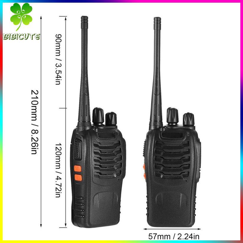 Set 2 Bộ Đàm Bf-888s Uhf 400-470 Mhz 2-way Ham Radio 16ch