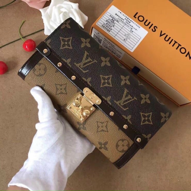 ❌❌❌ LV WALLET ĐINH HUYỀN THOẠI ĐÃ VỀ HÀNG ĐẸP, DA THẬT SIZE 20 CM FULLBOX, TÚI VẢI .... Giá 465k