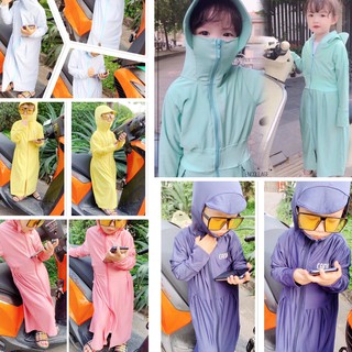Áo chống nắng cho bé - Vải thông hơi thoáng mát,dễ chịu