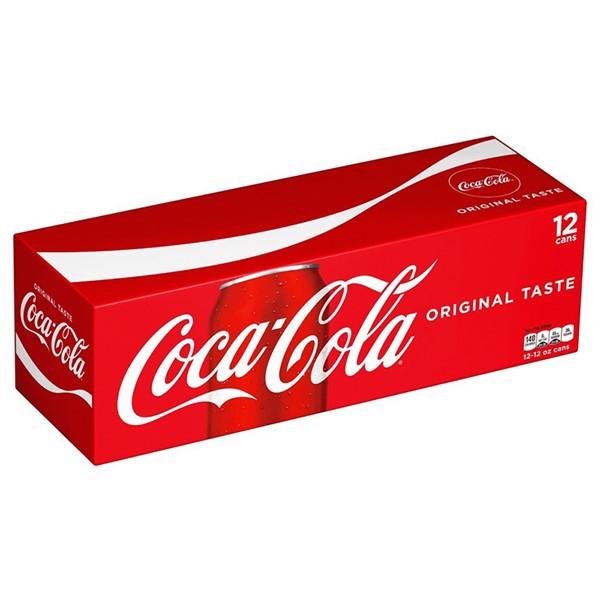 ( Bán sỉ ) Thùng 12 lon Nước ngọt Coca Cola Mỹ lon 355ml