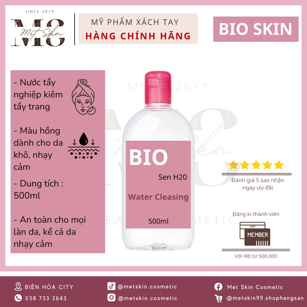 Nước tẩy trang dịu nhẹ sạch sâu ( 500ml ) | BigBuy360 - bigbuy360.vn