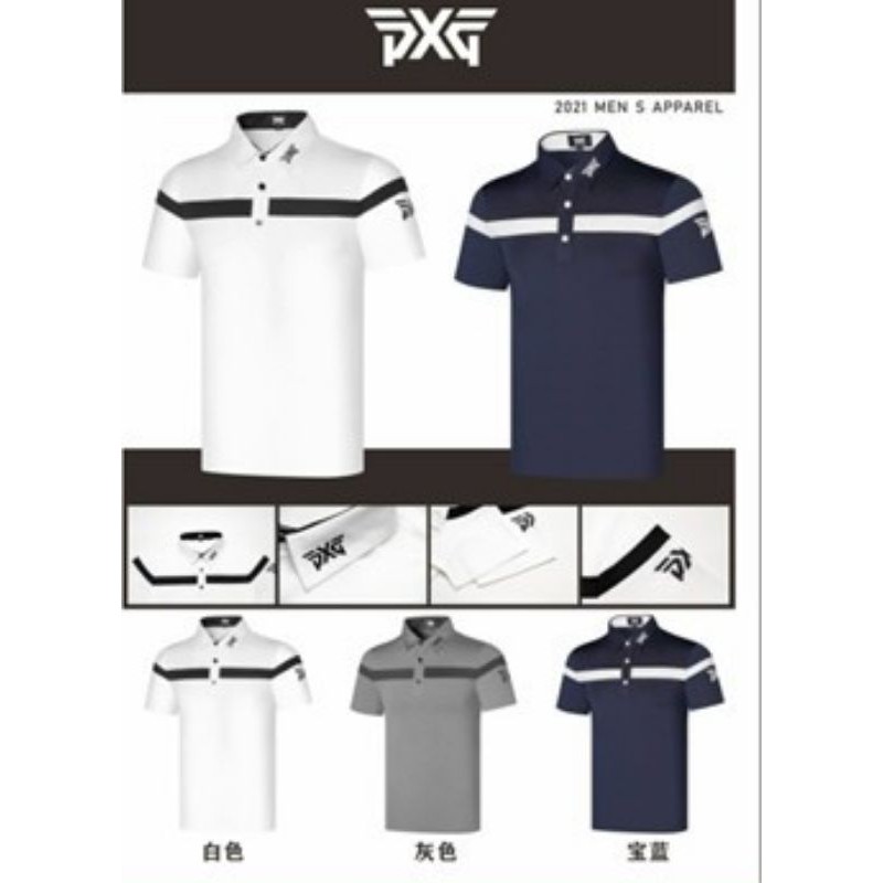 Áo cộc tay Golf PXG và áo golf FJ hot tren 2021.