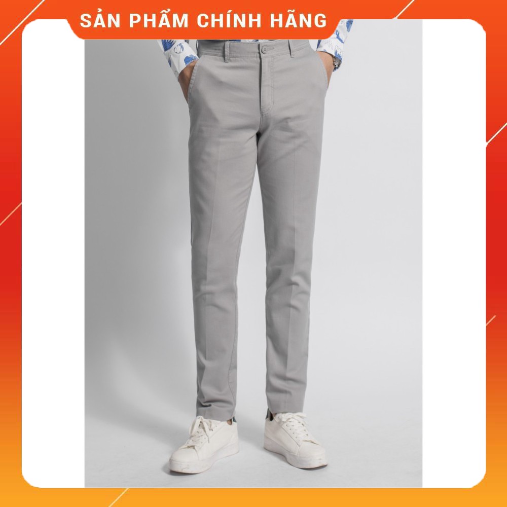 (Thời trang Aristino) Quần Kaki Aristino AKKR0208 màu xám 135