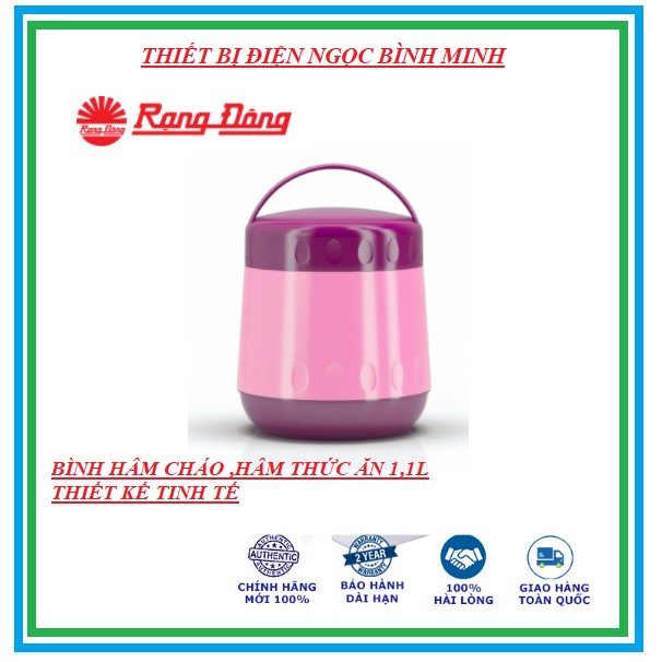 Bình Đựng Thức Ăn Rạng Đông 1,1 Lít - RD 1100 N1.T