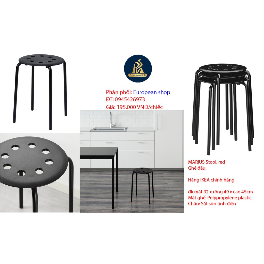 Ghế đẩu MARIUS IKEA