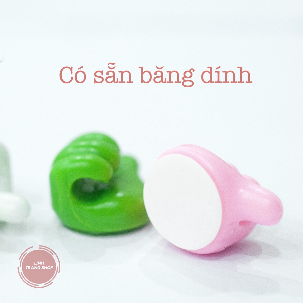 Móc Treo Đồ Dán Tường Silicon Ngộ Nghĩnh Chịu Lực