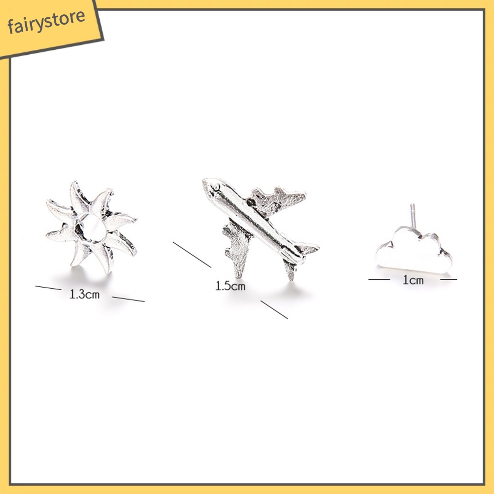 Set 3 Khuyên Tai Thời Trang Cá Tính Cho Nữ