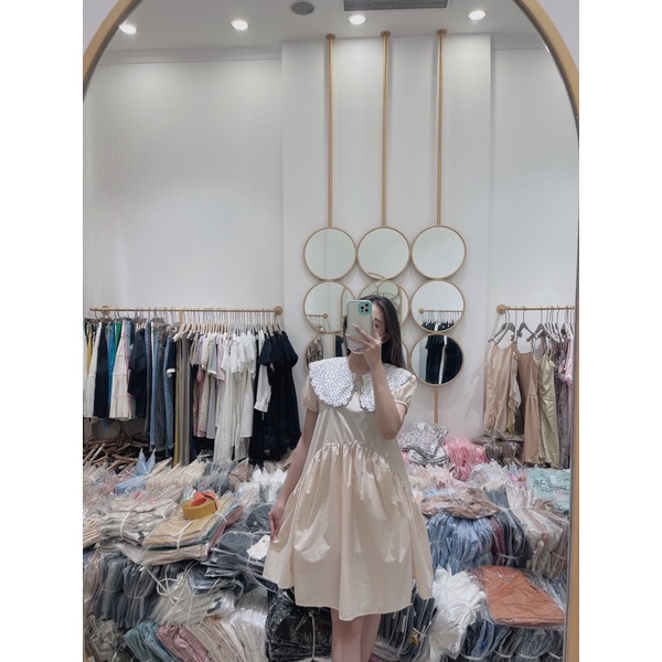 Váy suông tay bồng MIJOO