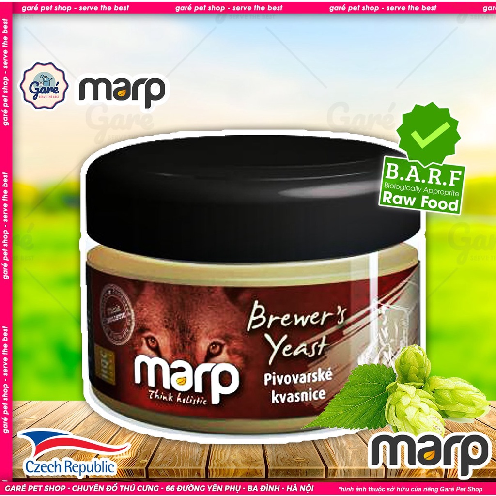 Hộp 100gr - Men bia Marp Holistic cho Chó bổ sung vitamin B, hỗ trợ tiêu hóa, cải thiện hệ miễn dịch
