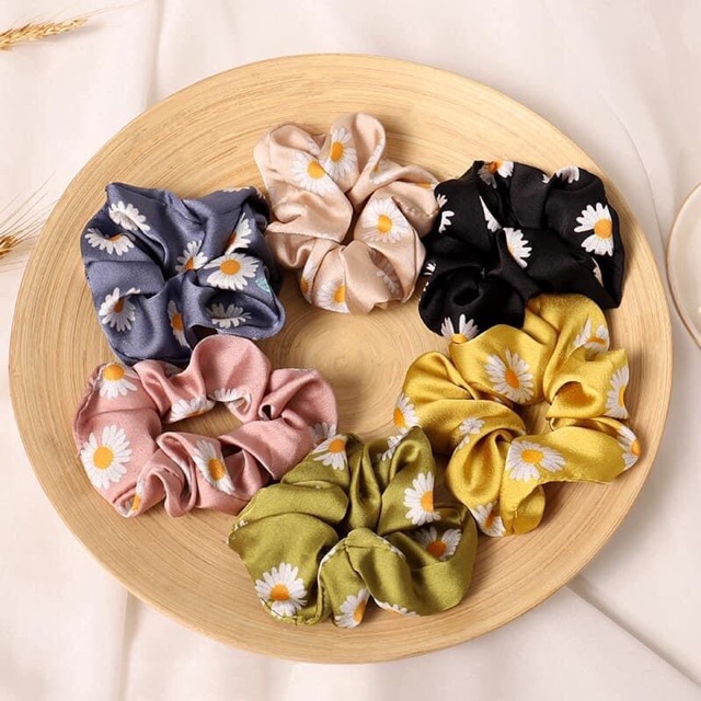 Dây buộc tóc, Cột tóc Scrunchies Hoa Quả Nhiều Màu