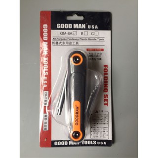 Bộ hoa thị gập 8 chi tiết  đầu vặn goodman
