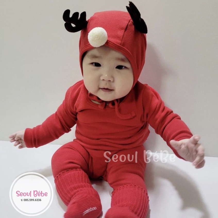 Bộ dài trơn Wonwon bộ rời bộ Winwin Peekaboo chất dày(không kèm mũ)