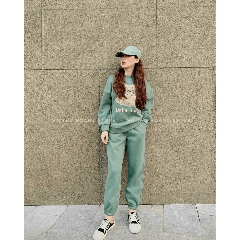 SÉT BỘ NỈ DÀI NỮ ĐI CHƠI SIÊU HOT CỰC CHANH SẢ