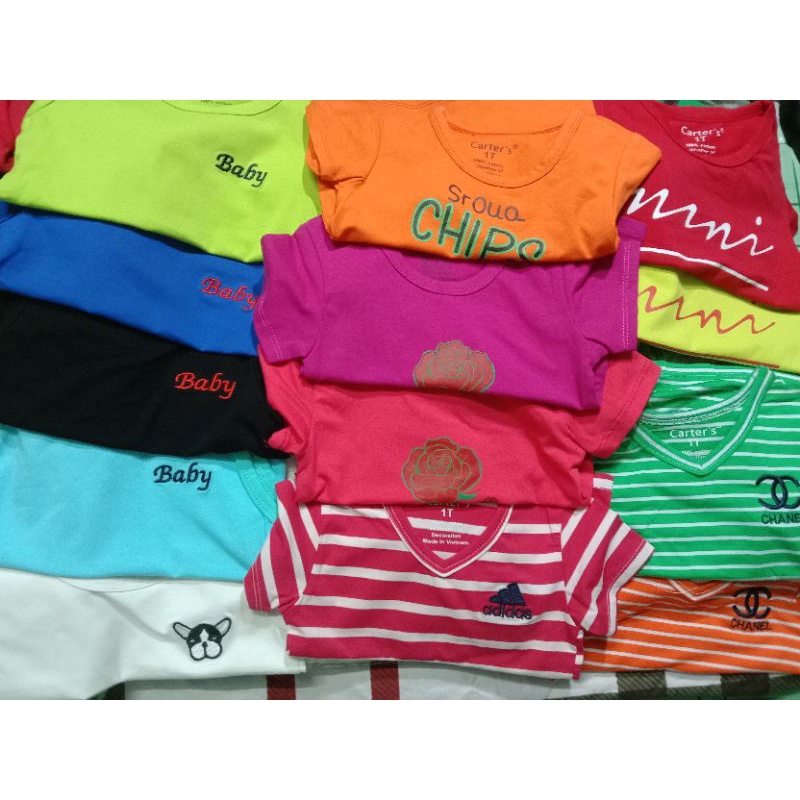 Thanh lý sỉ 50 áo cotton 4c mịn chuẩn Sài từ 7_25kg .............................................................