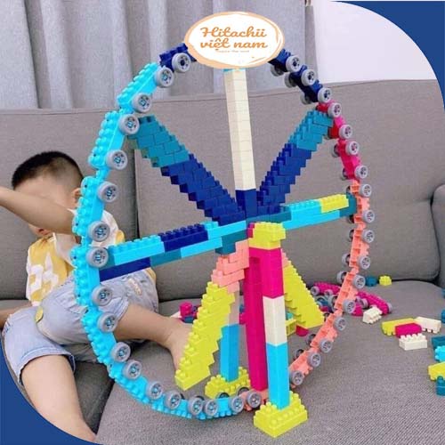 Đồ Chơi LeGo 198 Chi Tiết, Xô Đồ Chơi Lắp Ráp Cho Trẻ Em Siêu Rẻ Cho Bé Từ 3 Tuổi