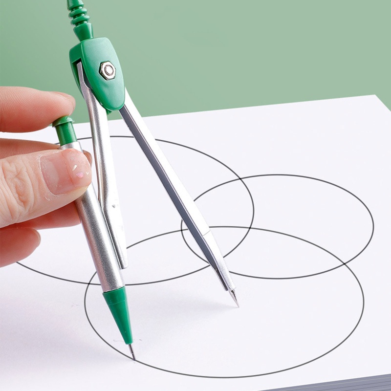 Bộ Compa Thước Đo Kèm Hộp Đựng Bằng Kim Loại Chuyên Dụng Cho Kỹ Sư