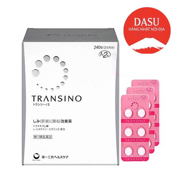 Viên Uống Mờ Nám, Tàn Nhang, Làm Trắng Da Transino Whitening Nhật Bản