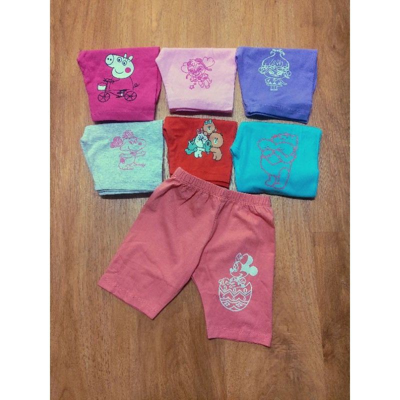 Quần Legging Lửng Bé Gái Cotton 4 Chiều Xuất 10-22kg