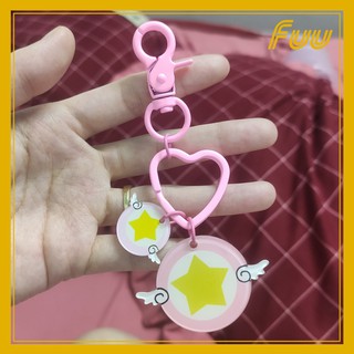 (Đọc kĩ mô tả) Móc chìa khóa Sakura Thủ Lĩnh Thẻ Bài (Cardcaptor Sakura) mẫu 2