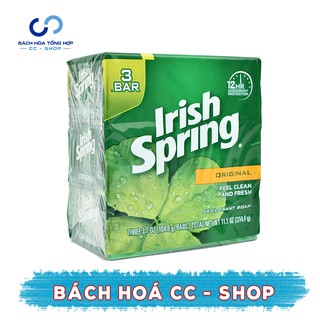 Lốc 10 xà phòng cục Irish Spring của Mỹ 90g