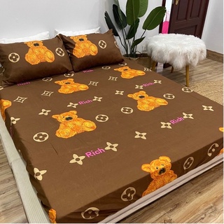 ga chun bọc đệm (1 ga chun, 2 vỏ gối đầu)