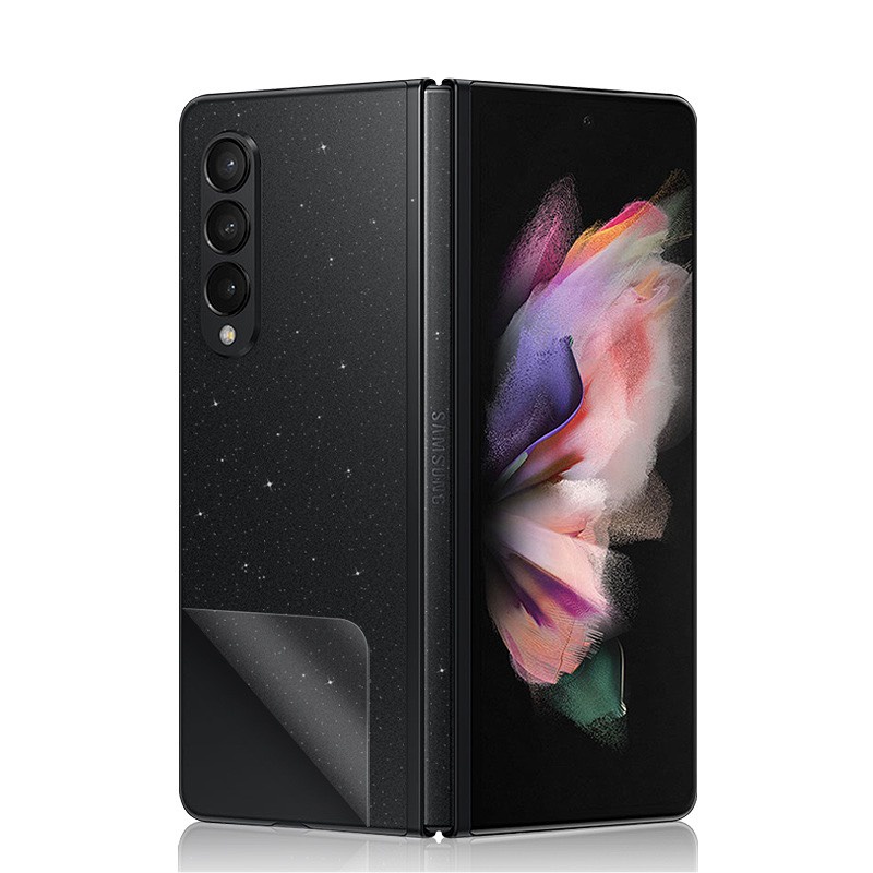 Dán mặt lưng Samsung Galaxy Z Fold 3 cao cấp dẻo bản Star lấp lánh - Dán lưng dẻo Samsung Galaxy Z Fold 3