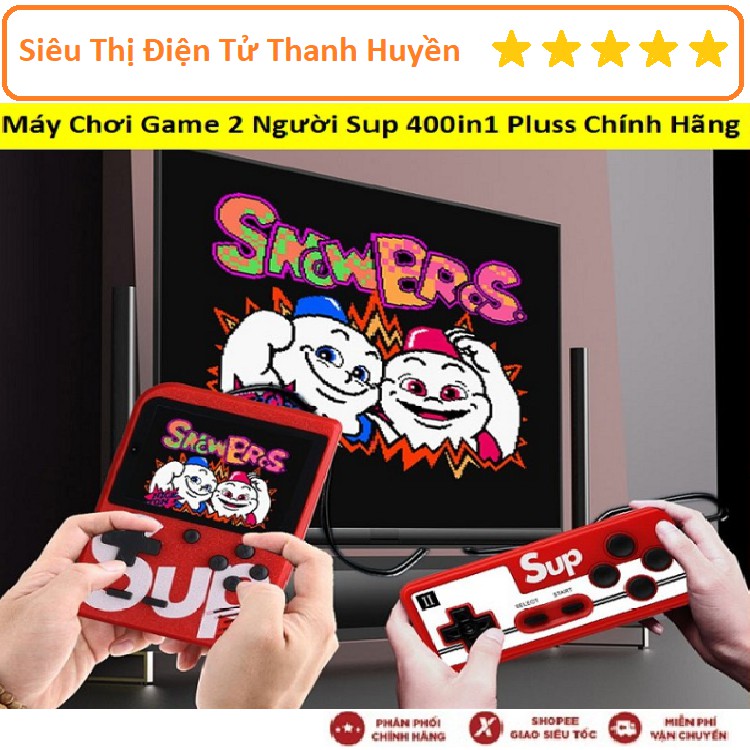 Máy Chơi Game Tuổi Thơ Sup 400 In 1 Tặng Kèm Tay Cầm Thế Hệ 2019 bản pluss