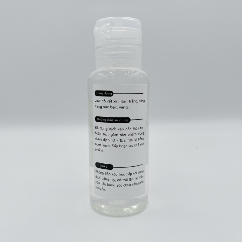 Nước rửa trang sức bạc 50ml - Trang sức MINA JEWELRY