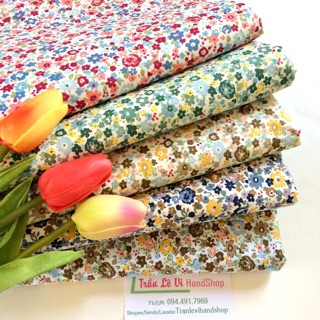 V137🌈 VẢI TWILL HOẠ TIẾT NHẬT BẢN MAY ĐỒ CHO TRẺ EM, DOLL, OBITSU, DIY, DECOR, HANDMADE, QUILTING, SCRUNCHIES....