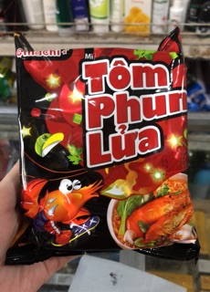 Set 5 Gói Mì Tôm Phun Lửa Omachi (5 x 77g)