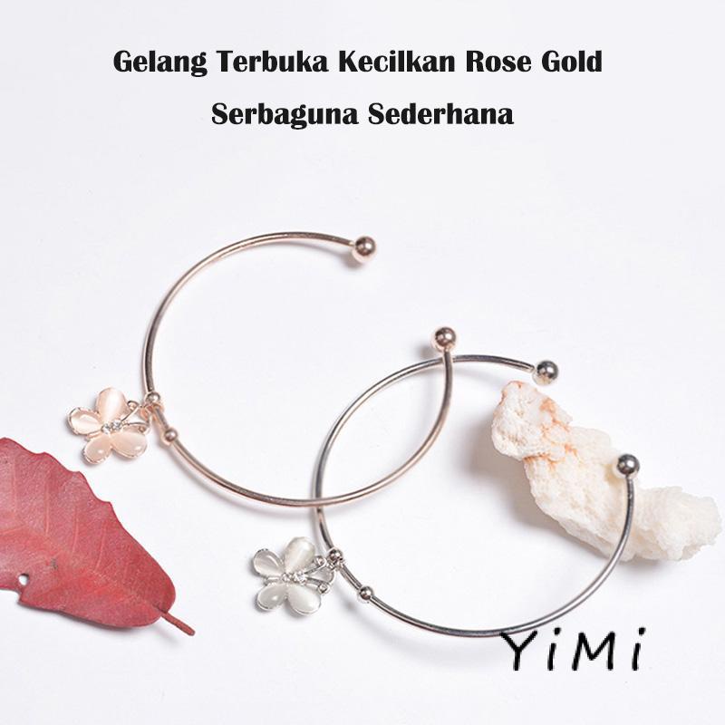 Vòng Tay Dây Xích Kép Mặt Hình Bướm Phong Cách Hàn Quốc Cổ Điển Cho Nữ