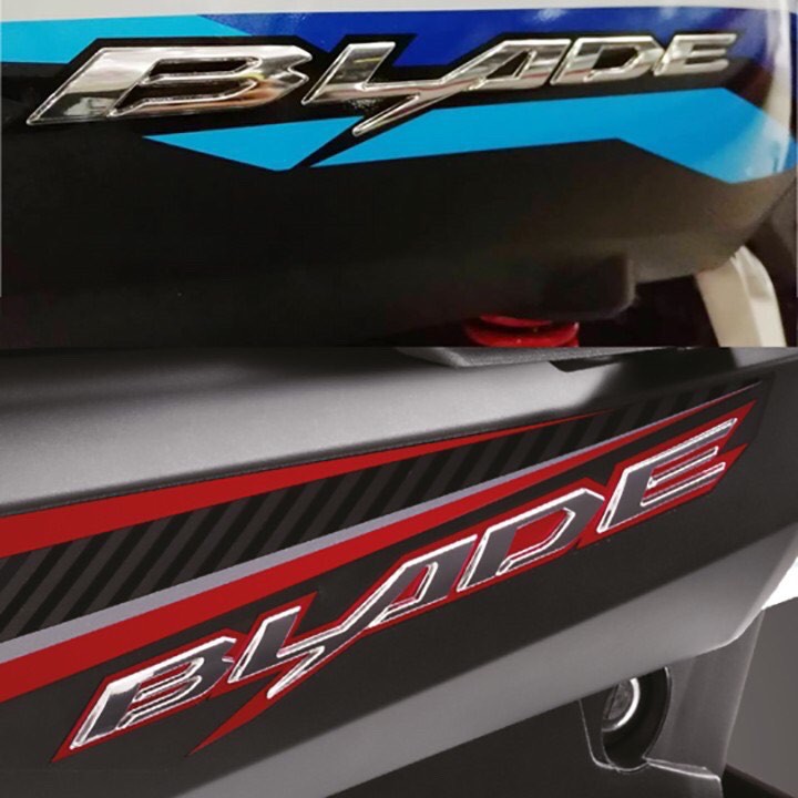 DECAL TEM CHỮ BLADE DÁN SUỜN XE WAVE BLADE MỚI
