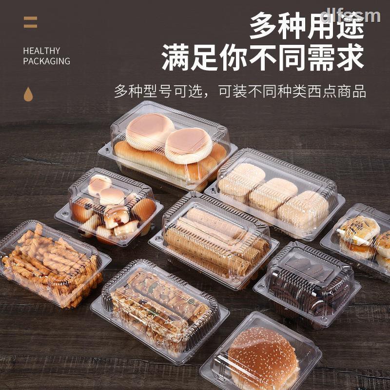 Hộp Nhựa Trong Suốt Hình Chữ Nhật 5.15 Đựng Bánh Sushi Tiện Dụng