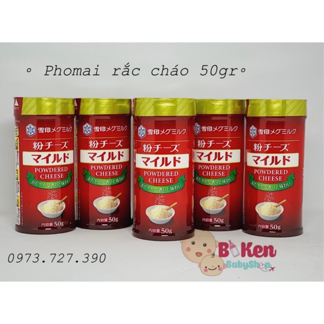 Phomai rắc cháo Nhật - lọ 50gr date 2022