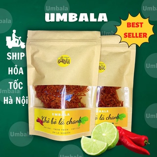 100g Khô bò sợi dạng túi zip ngon nhức nách ăn vặt Umbala