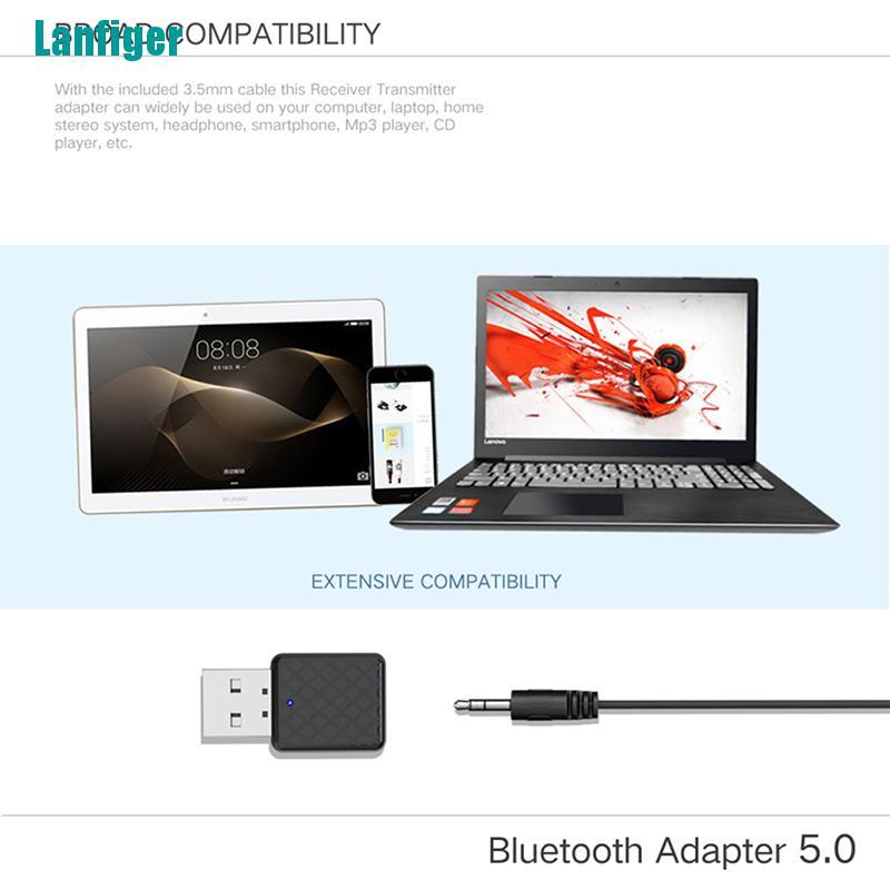 Adapter USB thu / phát âm thanh Bluetooth 5.0 cho loa / PC / TV