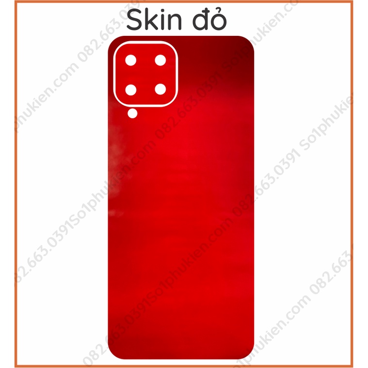 Miếng dán mặt lưng kèm cam skin carbon Samsung M33 5G / M53 5G