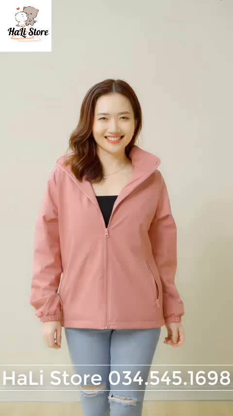 Áo khoác gió nữ 2 lớp cao cấp Hidoli, áo gió nữ 2 lớp chống nước | BigBuy360 - bigbuy360.vn