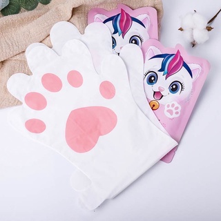Mặt Nạ Ủ Tay Phối Hoạ Tiết Chân Mèo Giúp Dưỡng Ẩm Và Làm Trắng Da Tẩy Tế Bào Da Chết Bảo Vệ Da